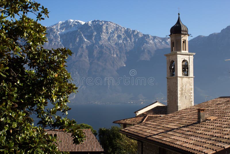 Limone, lac garda images stock