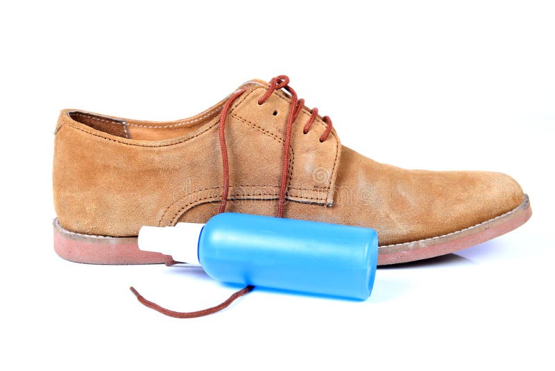 Ideas De La Limpieza Del Calzado Limpiador De Zapato Masculino Profesional Imagen de archivo