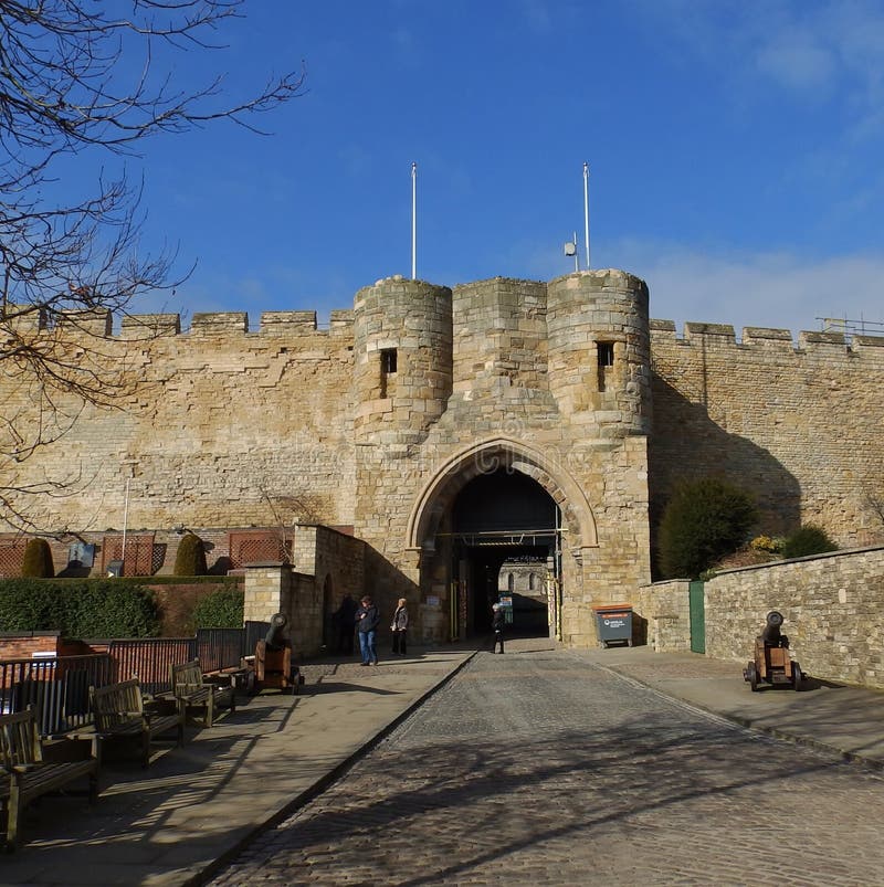 Lincoln Castle,east gate