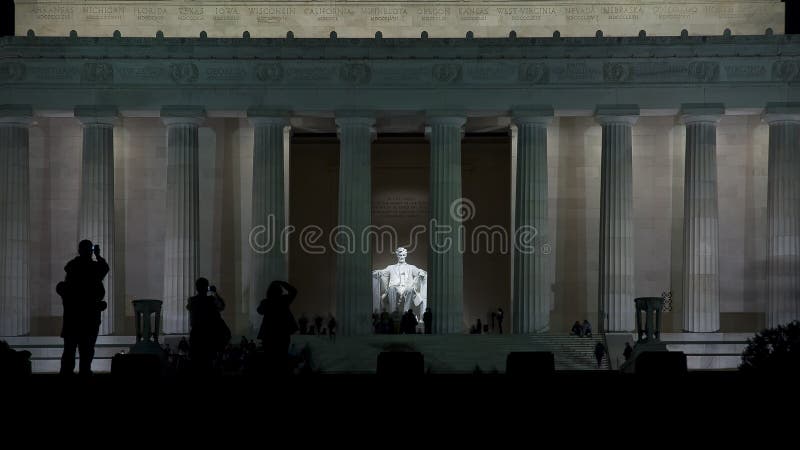 lincoln minnesmärke royaltyfria bilder lincoln minnesmärke royaltyfria bilder