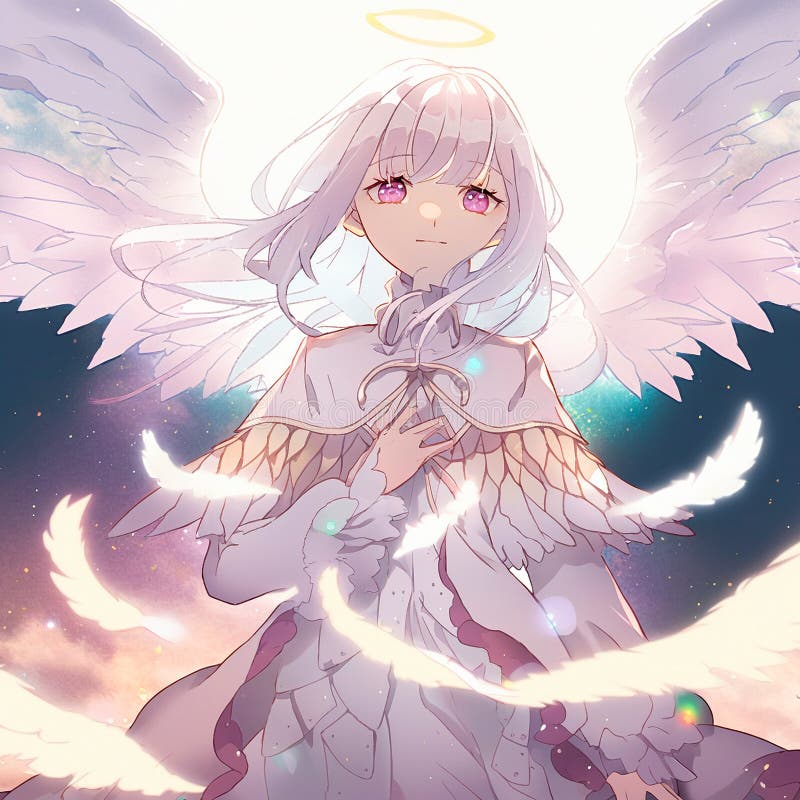 Anjo de luz  Anime, Anime angel, Anime girl