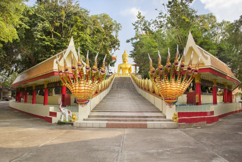 Linda visão de Big Buddha Hill em Pattaya, Tailândia foto de stock Linda visão de Big Buddha Hill em Pattaya, Tailândia foto de stock