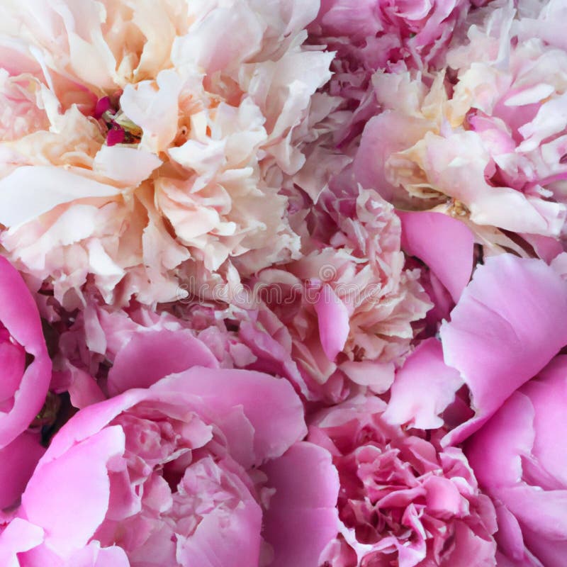 Lindas Flores Cor-de-rosa Se Fecham. a Peônia é Um Gênero De Herbáceas  Perenes E Arbustos Caducos Como Peões Ilustração Stock - Ilustração de  roxo, presente: 273128656