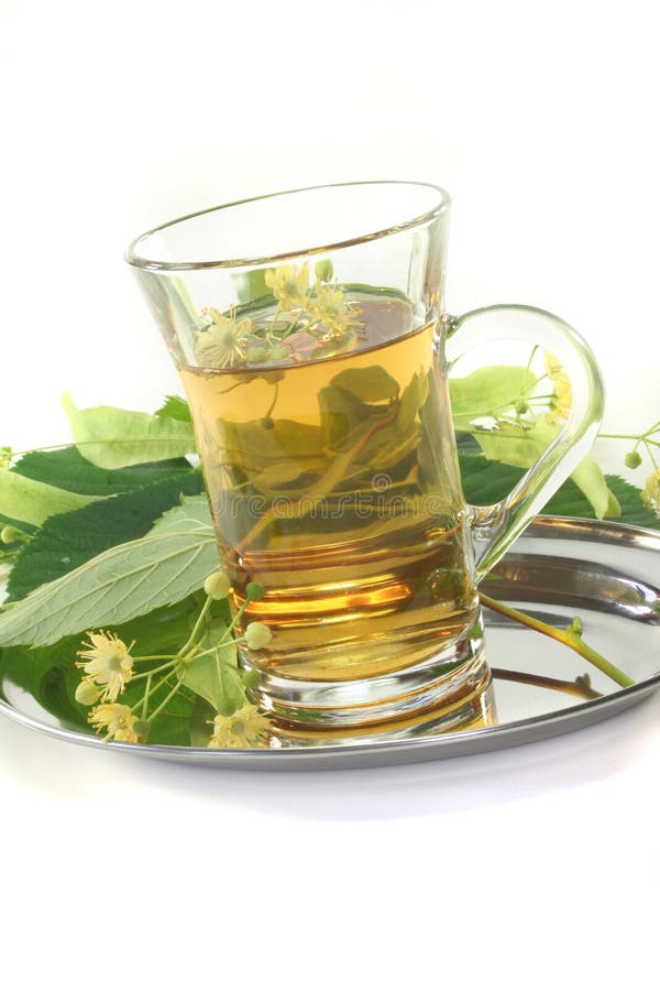 Linden flower tea stock image. Image of health, relaxing 14952473