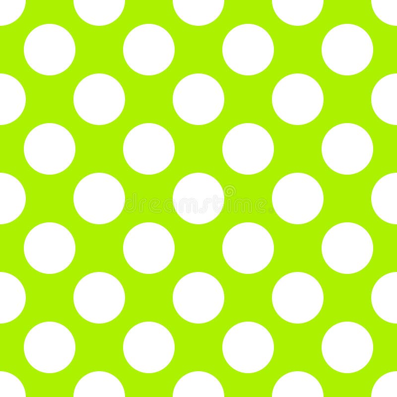 Lindgrüne Polka Dot Seamless Paper Pattern lizenzfreie abbildung