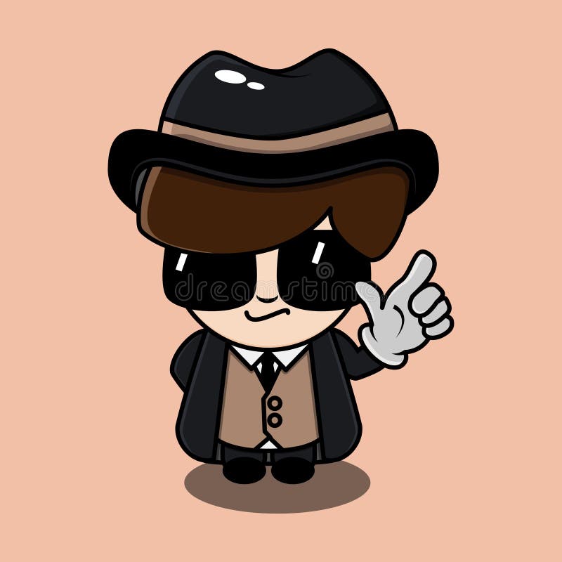 Palabra Art Illustration Del Concepto De La Mafia Ilustración del