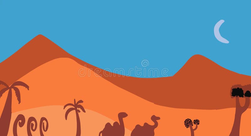 Lindo árabe clássico ilustração do vetor