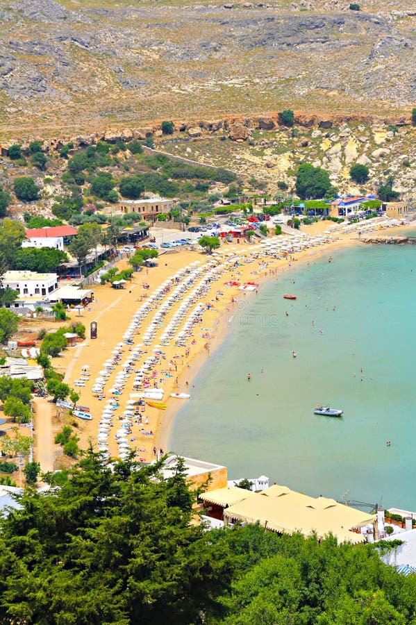 Lindos beach