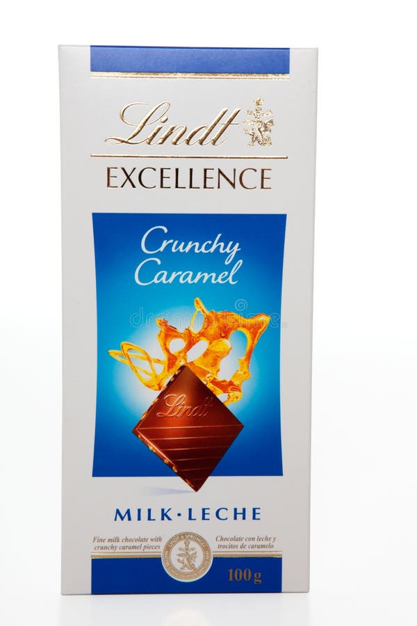Lindt Lindor Chocolate Bars Milk and Dark Editorial Stock Photo Image