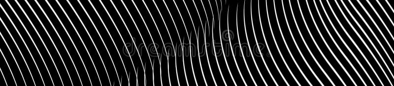 Model de undă alb-negru pentru fundal abstract royalty free illustration