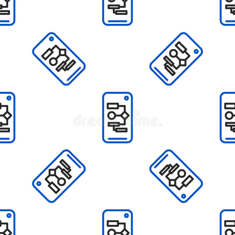 Algorithm Icon Vector Sign and Symbol Isolated on White Background ...
