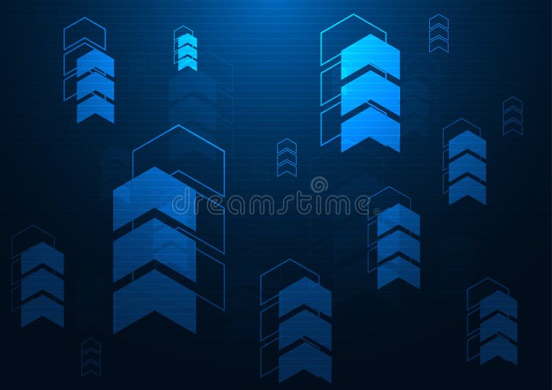 Line arrow movement abstract background vector illustration