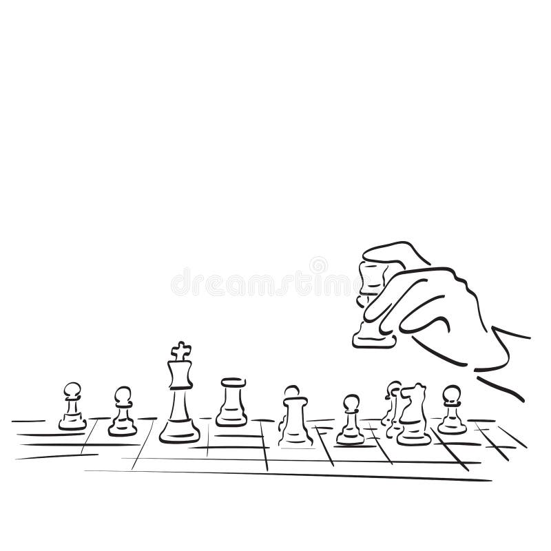 Chess Pieces Clipart Hd PNG, Business People As Human Chess Or Checkers  Pieces On Board Of Planning Strategy And Solution, Business Drawing, People  Drawing, Chess Drawing PNG Image For Free Download