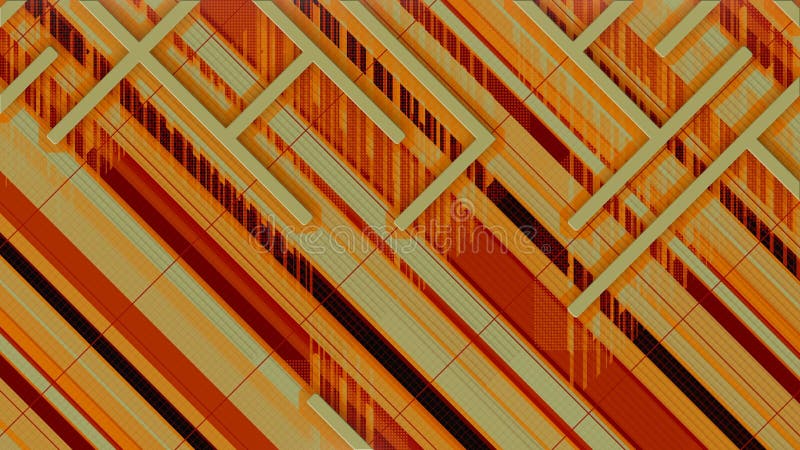 Line art labyrinth of multicolored lines for decoration design 3d render 4K UHD vector illustration