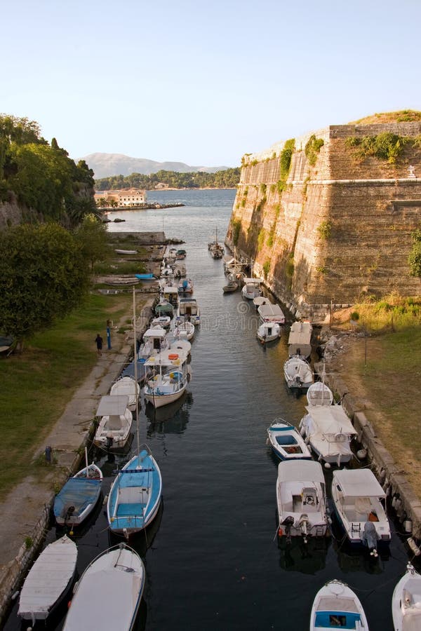 Line of boats