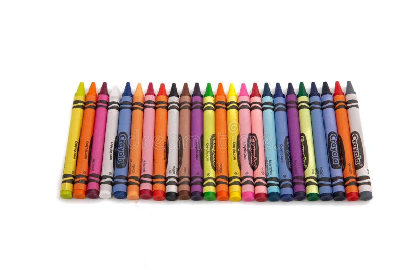 Line of Crayons