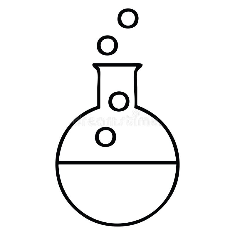 Line Drawing Cartoon Science Experiment Stock Vector - Illustration of beaker, science: 147654595 Line Drawing Cartoon Science Experiment Stock Vector - Illustration of beaker, science: 147654595