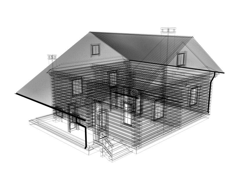 line drawing house clipart porch