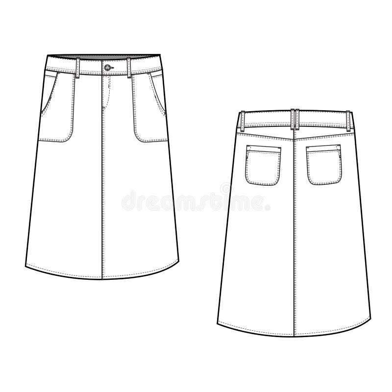 Women S Fashion Clothes Vector Set Stock Vector - Illustration of ...