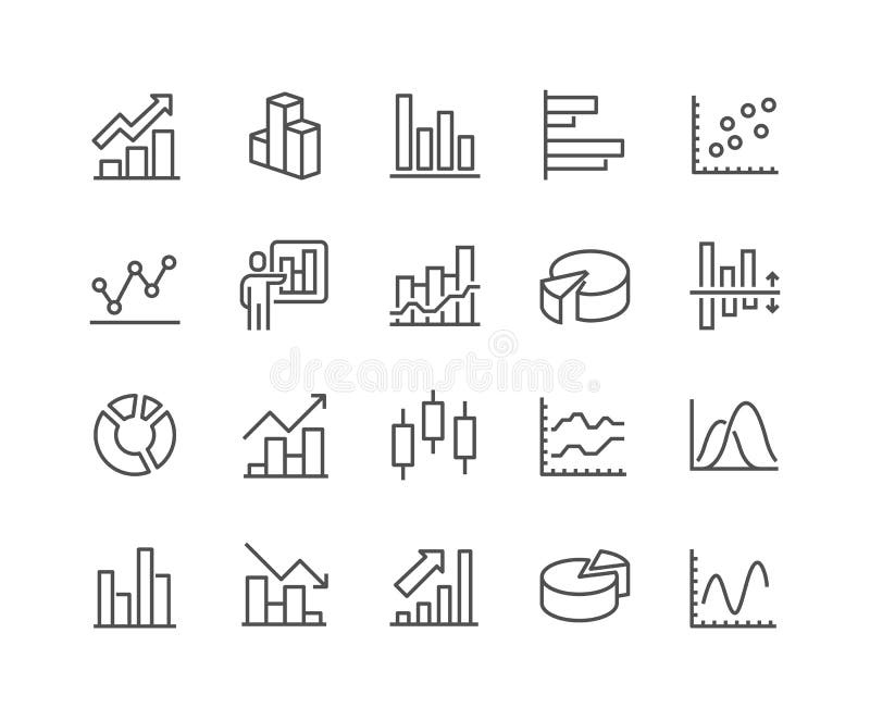 Line Graph Icons