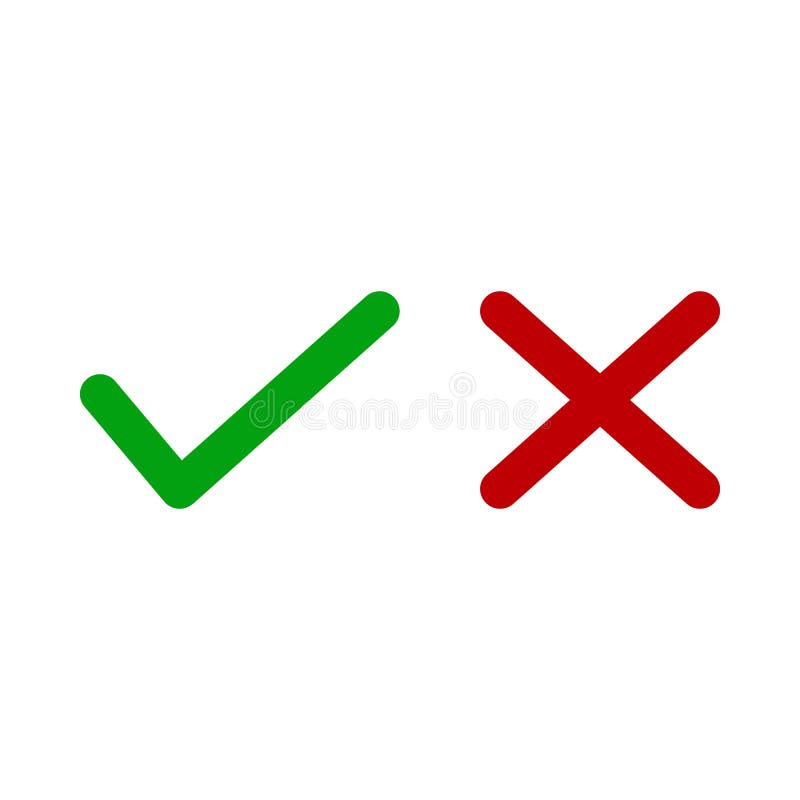 Line Green Check Mark Check Box Icons Set Stock Illustrations 379