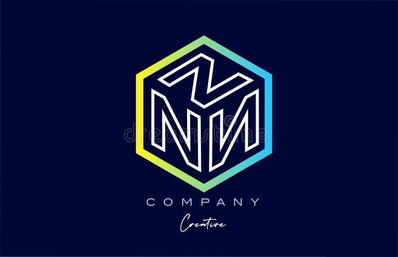 Letter MCM Cube Logo Design Stock Illustration - Illustration of letters,  company: 215639314