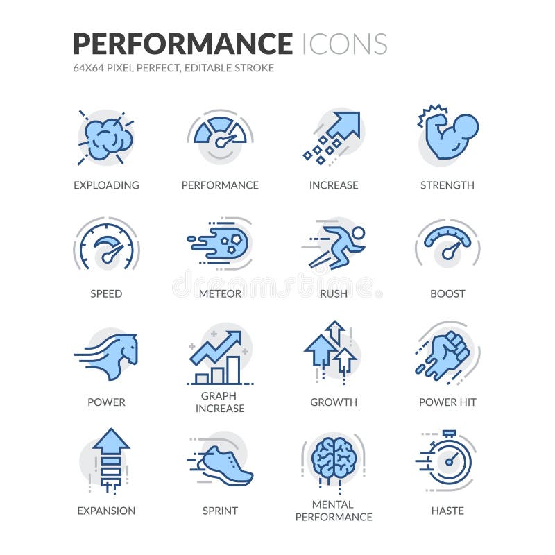 Line Performance Icons