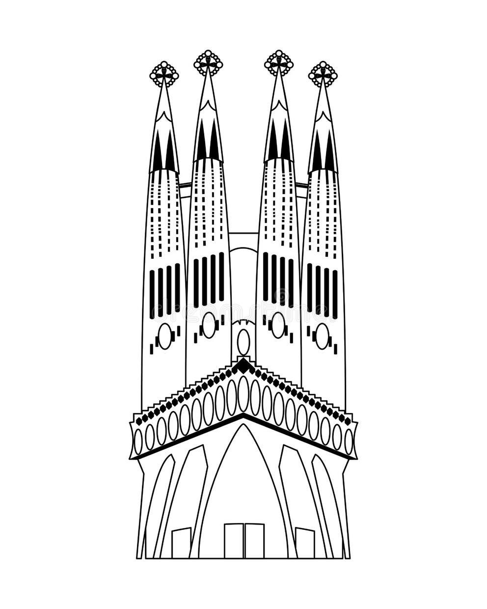 Familia Sagrada Windows Stock Illustrations – 11 Familia Sagrada ...