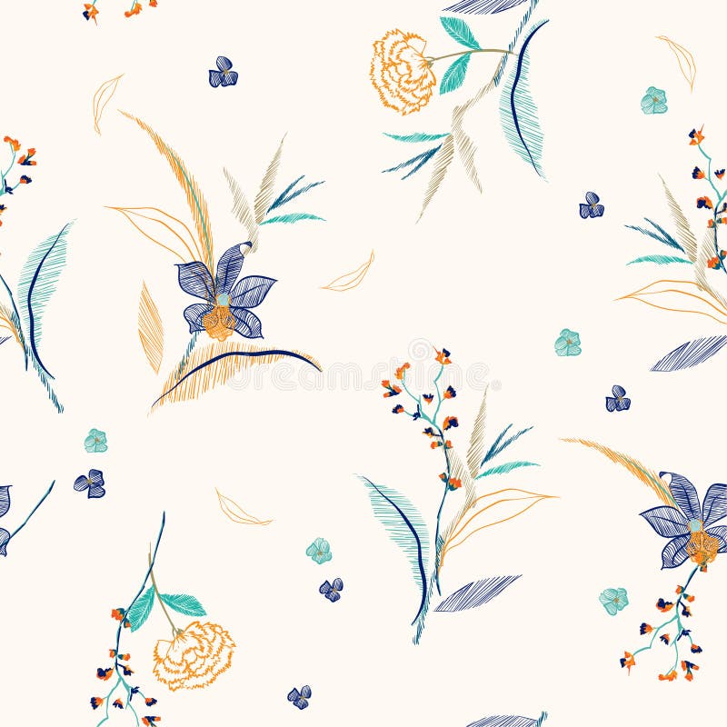 Featured image of post Embroidery Flower Design Sketch : Download 444 embroidery flower free vectors.