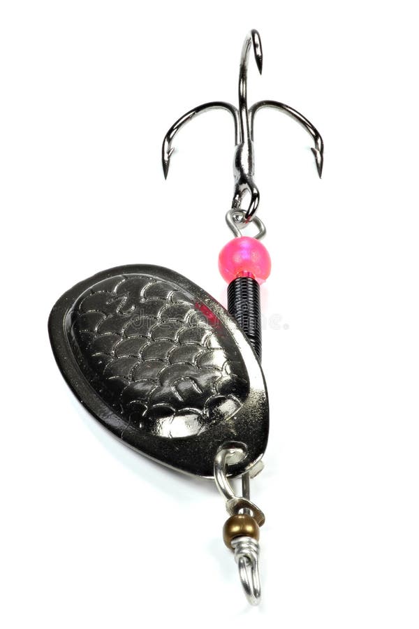 Inline spinnerbait stock image. Image of equipment, pole 67373087