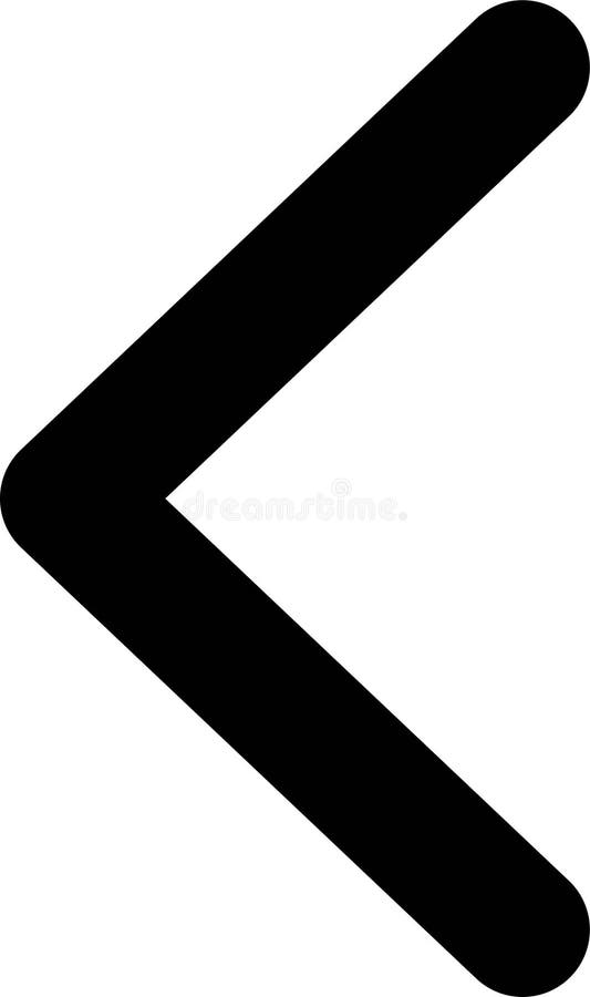 Arrow line style vector icon which can easily modify or edit it for social media royalty free illustration