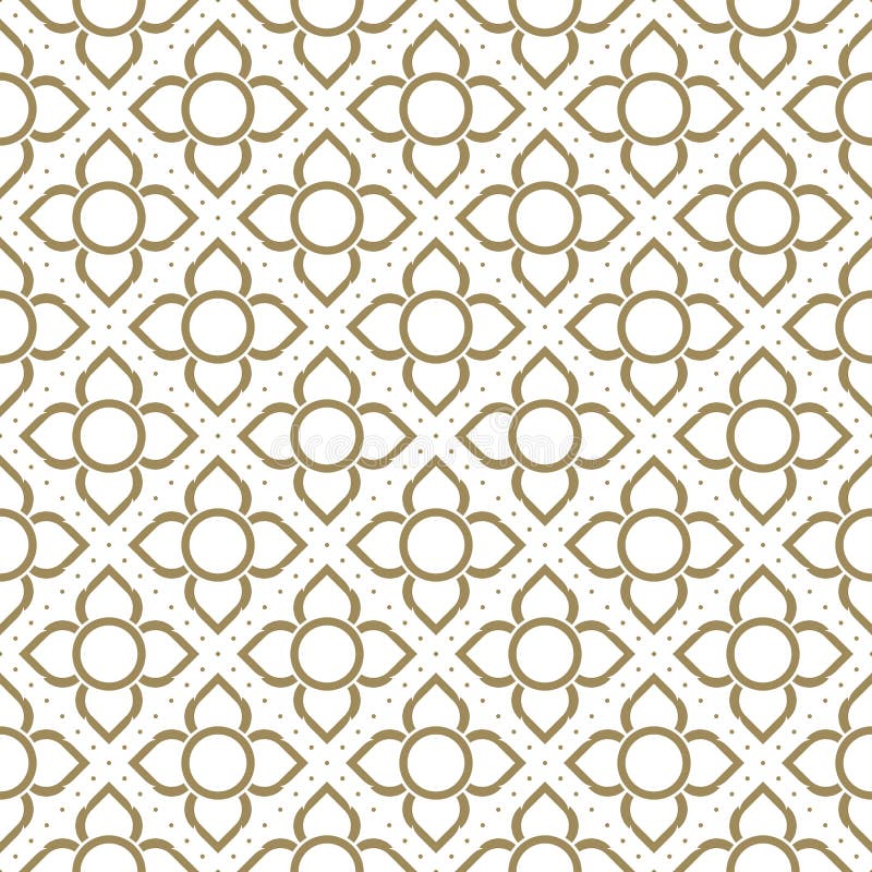 Line thai traditional seamless pattern royalty free illustration Line thai traditional seamless pattern royalty free illustration