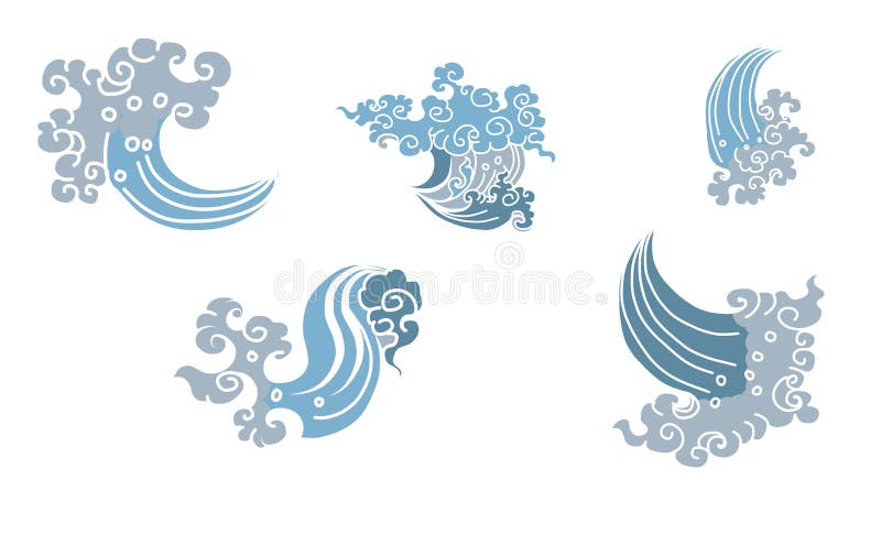 Abstract Water Wave Tattoo Vector Images (over 1,100)