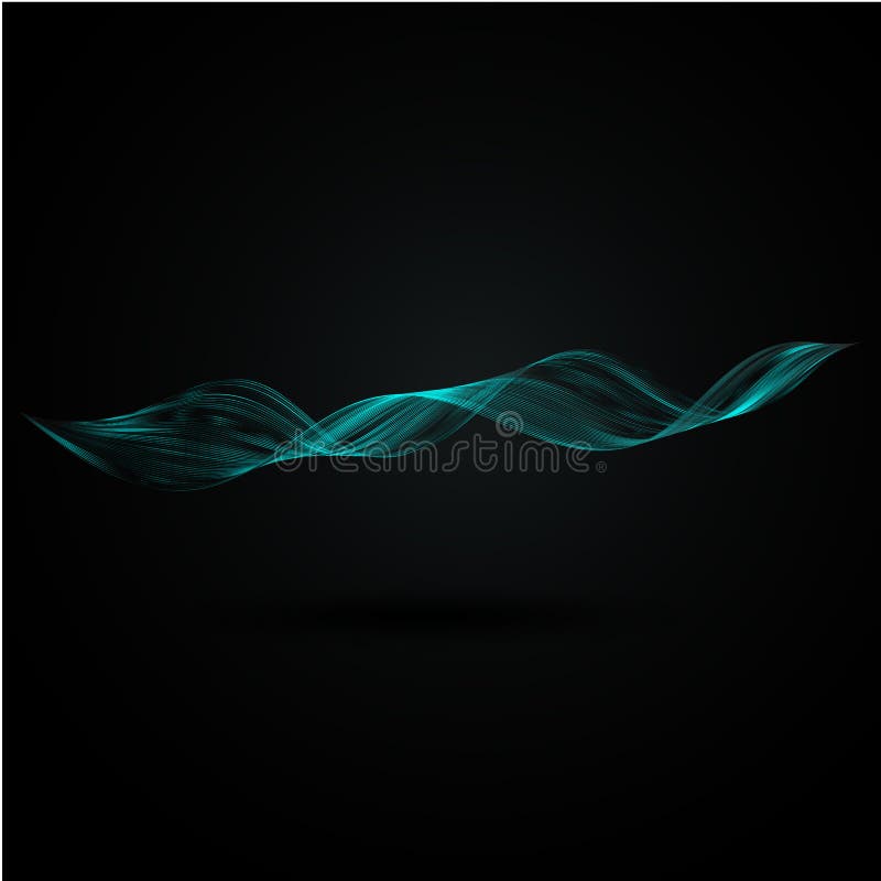 Linea curva regolare fondo futuristico tecnologico dell'estratto dell'elemento di progettazione con la linea ondulata tecnologia illustrazione vettoriale Linea curva regolare fondo futuristico tecnologico dell'estratto dell'elemento di progettazione con la linea ondulata tecnologia illustrazione vettoriale