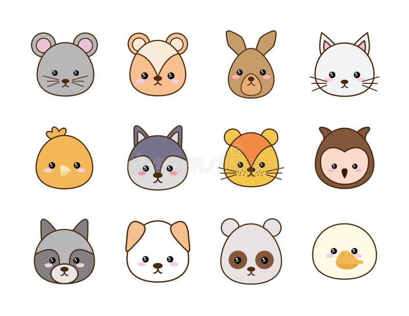 Linea De Dibujos Animados De Animales Kawaii Linea Y Juego De Iconos De Relleno Conjunto De Iconos De Vector Diseño Ilustración del Vector - Ilustración de cubo, perro: 189569920 Linea De Dibujos Animados De Animales Kawaii Linea Y Juego De Iconos De Relleno Conjunto De Iconos De Vector Diseño Ilustración del Vector - Ilustración de cubo, perro: 189569920