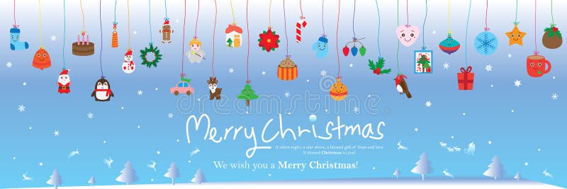 Linea di colore di giorno di Natale insegna dell'elemento di caduta royalty illustrazione gratis Linea di colore di giorno di Natale insegna dell'elemento di caduta royalty illustrazione gratis