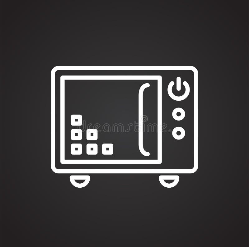 Cooker line icon on black background for graphic and web design, Modern simple vector sign. Internet concept. Trendy symbol for website design web button or mobile app. Cooker line icon on black background for graphic and web design, Modern simple vector sign. Internet concept. Trendy symbol for website design web button or mobile app