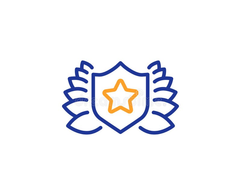 Linea icona dello schermo del premio Segno della corona dell'alloro Vettore royalty illustrazione gratis Linea icona dello schermo del premio Segno della corona dell'alloro Vettore royalty illustrazione gratis