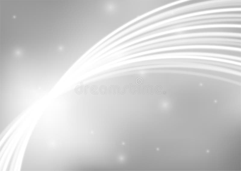Linea istantanea bianca astratta sul fondo grigio di pendenza con la luce molle di scintillio illustrazione di stock Linea istantanea bianca astratta sul fondo grigio di pendenza con la luce molle di scintillio illustrazione di stock
