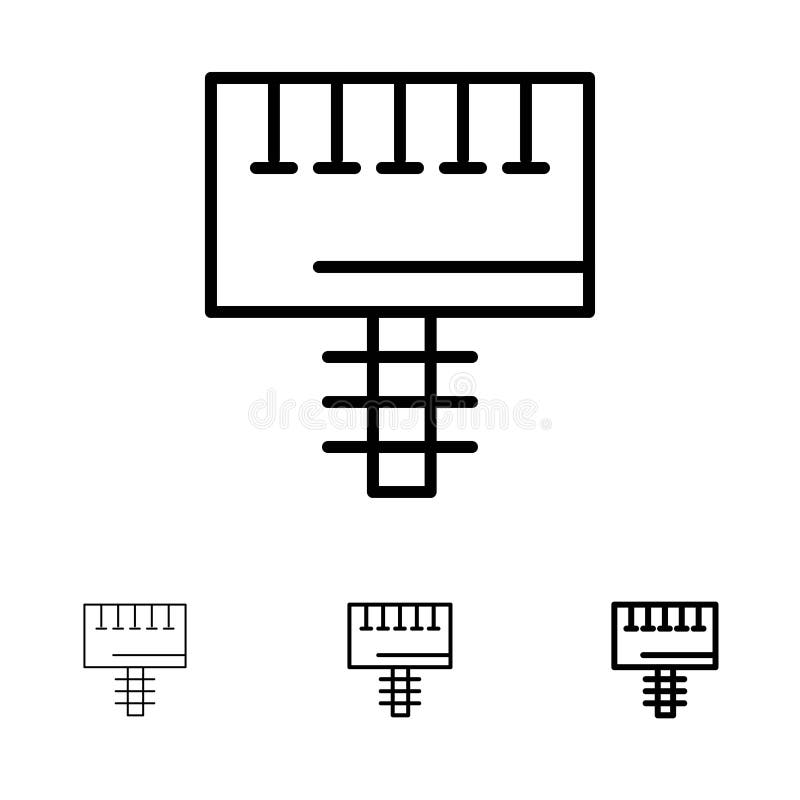 Linea nera audace e sottile insieme dell'annuncio, di pubblicità, del bordo, dell'insegna dell'icona illustrazione vettoriale Linea nera audace e sottile insieme dell'annuncio, di pubblicità, del bordo, dell'insegna dell'icona illustrazione vettoriale