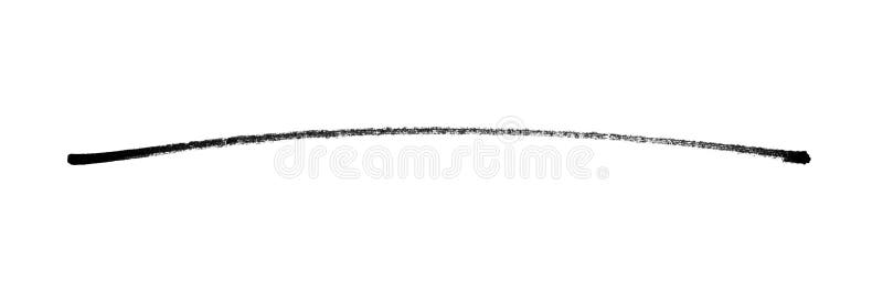 Linea nera disegnata a mano della matita illustrazione di stock