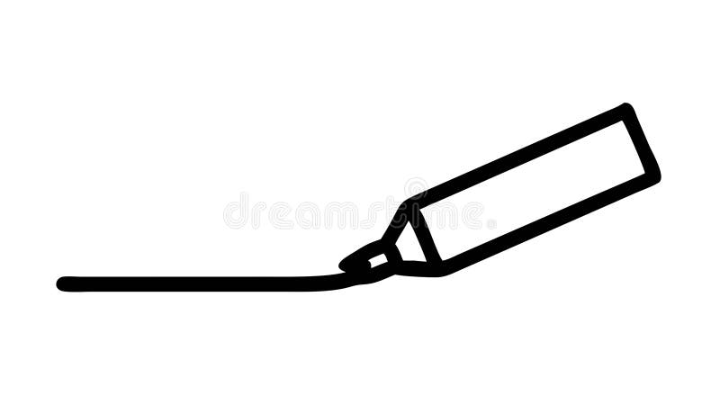 Lineal Markierungslinie Leitbild für Messung oder Leitfaden Vektordesign Generative KI lizenzfreie abbildung
