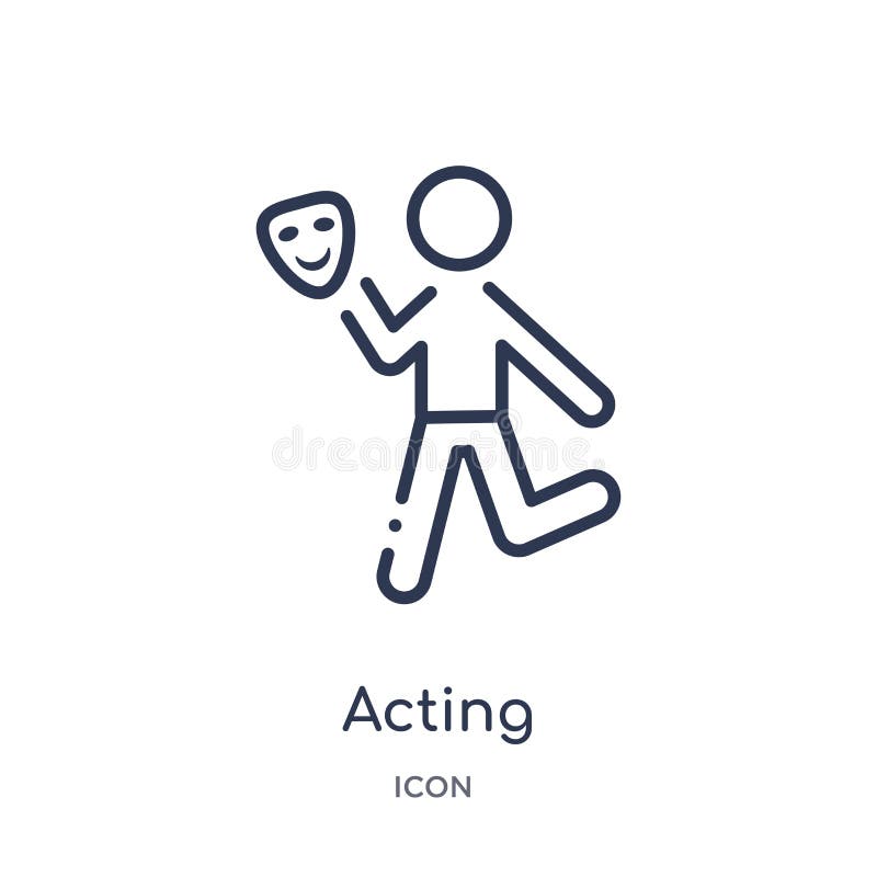 Free Actor Icon - Download in Colored Outline Style