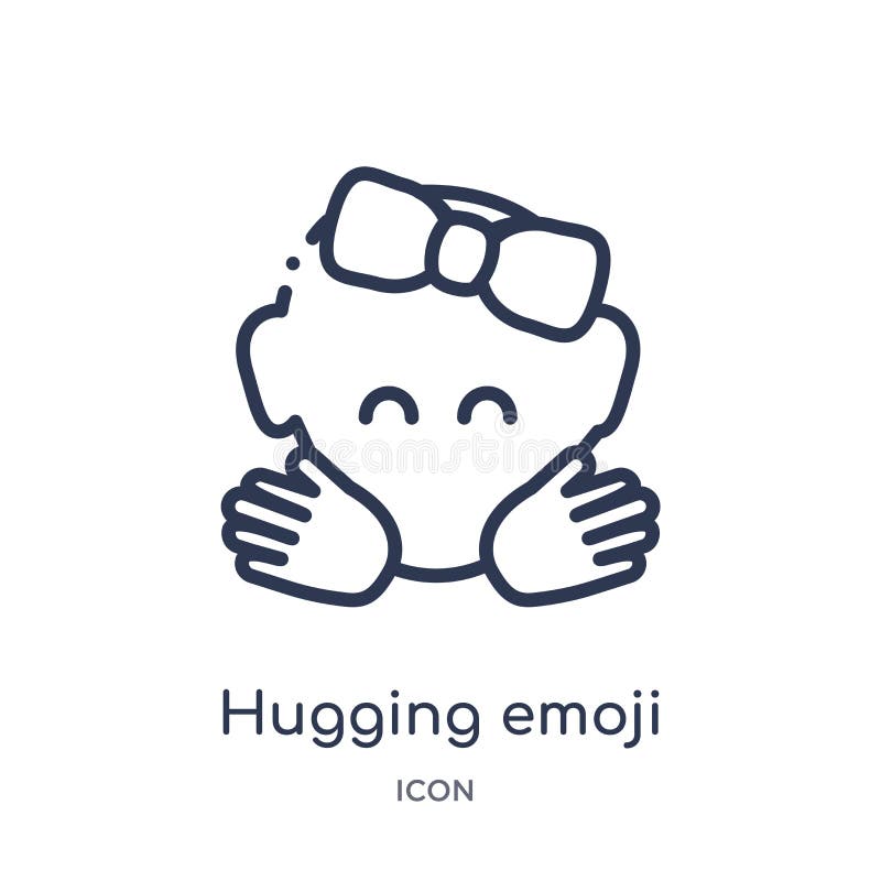 Hugging Emoji Icon from Emoji Collection. Stock Vector Illustration