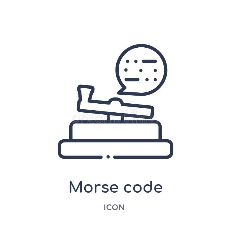 Morse Code Machine Cartoon