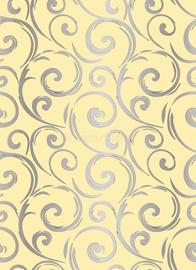 Linear seamless pattern. Stylish decor with elegant lines and curls. Decorative ornamental lattice. Abstract seamless geometric pa royalty free illustration Linear seamless pattern. Stylish decor with elegant lines and curls. Decorative ornamental lattice. Abstract seamless geometric pa royalty free illustration