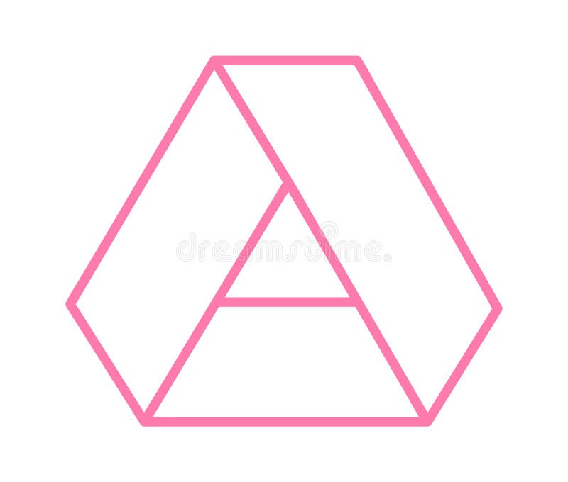 Linear Triangle Element vector illustration
