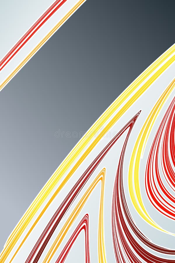 Lined art abstract with empty stripe