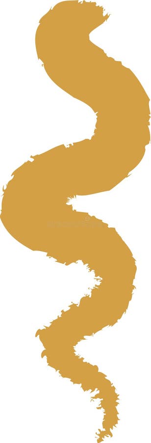 Lined Curve Doodle vector illustration