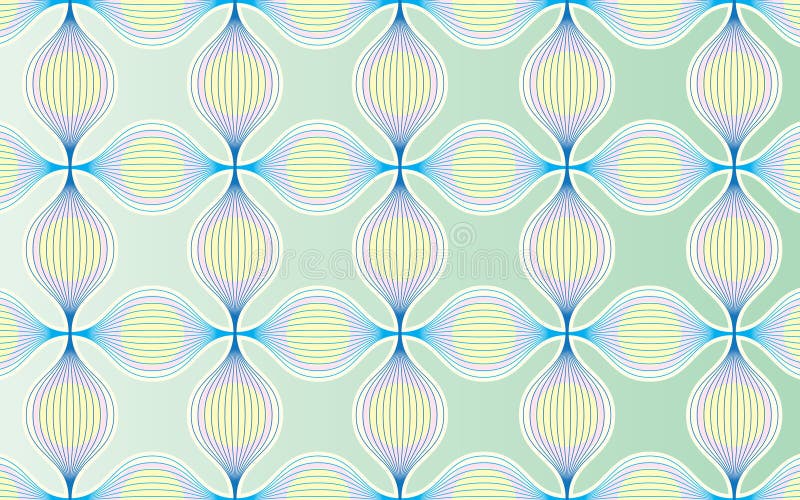 Lined Curve Pattern Background For Creative Creative Graphic Design stock illustration